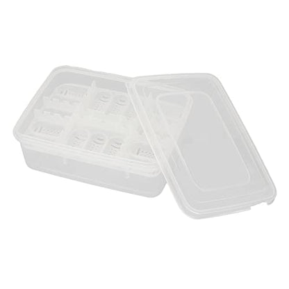 GLOGLOW 16 Grid Reptile Incubator, Plastic Construction, Transparent Design for Efficient Reptile Egg Hatching, Perfect for Breeding Reptiles 6.6x4.8x2.4in