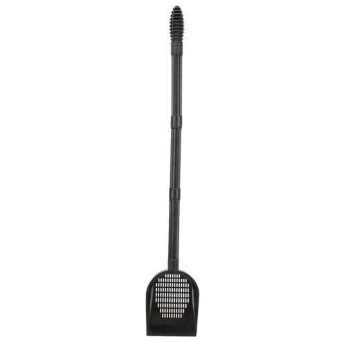 Aquarium Sand Scooper, Premium PVC Terrarium Substrate Cleaner with Quick Drainage System and Removable Extension Rod, for Fish Tank Small Pets and Beach Toys