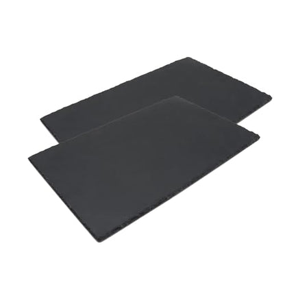 JIH Reptile Basking Platform, Tortoise Feeding Dish, 40x25CM 2pcs | Natural Rock, Food Bowl, Habitat Decor - size: 40x25cm 2pcs