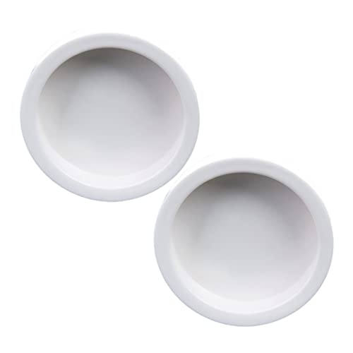 UKCOCO 2pcs Reptile Feeding Bowl Set Geckos Lizard Food Water Storage Basin Bowl for Reptiles Safe