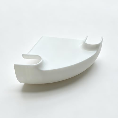 3D Printed Hamster Fish Tank Hiding Cave Corner – Underground Tunnel Landscape Decoration, Breeding Shrimp Nest, Hiding Spot for Hamsters, Small Animals, and Pets (White, Small)