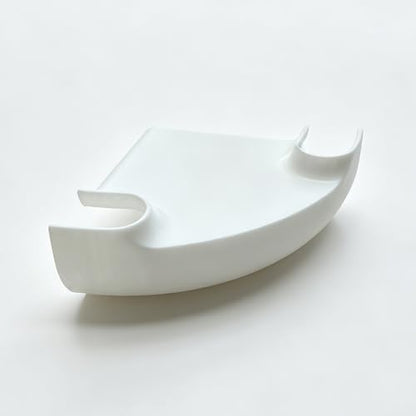 3D Printed Hamster Fish Tank Hiding Cave Corner – Underground Tunnel Landscape Decoration, Breeding Shrimp Nest, Hiding Spot for Hamsters, Small Animals, and Pets (White, Small)