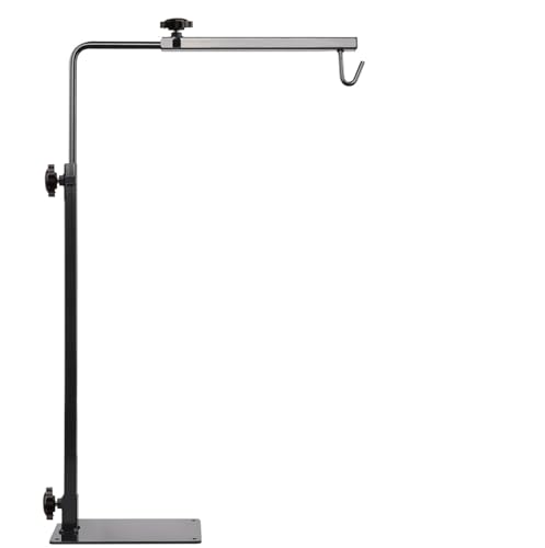 Reptile Lamp Stand – Adjustable Height Heat Lamp Holder for Terrariums & Tanks – Sturdy Metal Clamp & Riser for Bearded Dragon, Turtle, Snake Tank Accessories,Max. Terrarium Height: 14 inches - size: 15'' to 26'' Height