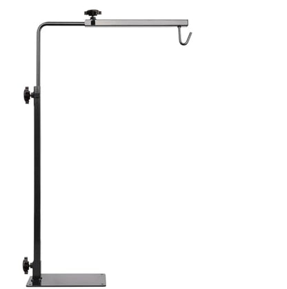 Reptile Lamp Stand – Adjustable Height Heat Lamp Holder for Terrariums & Tanks – Sturdy Metal Clamp & Riser for Bearded Dragon, Turtle, Snake Tank Accessories,Max. Terrarium Height: 14 inches - size: 15'' to 26'' Height