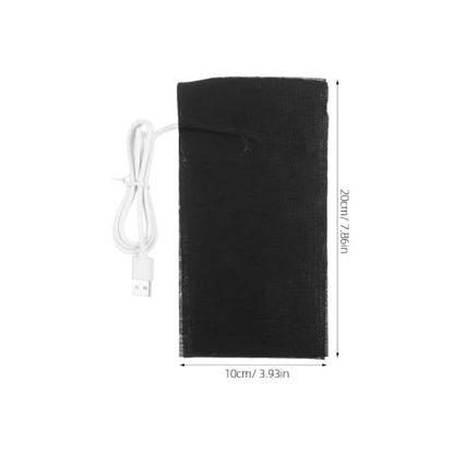 VILLCASE USB Heating Pad for Reptiles and Pets with Energy Saving Alloy Fiber Material Portable Heating Mat for Home the Go Use