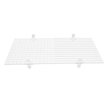ABOOFAN Fish Tank Divider Panel with Suction Cups, Aquarium Isolation Board 30x30cm White, Anti-Jumping Separator for Betta and Reptile Tanks