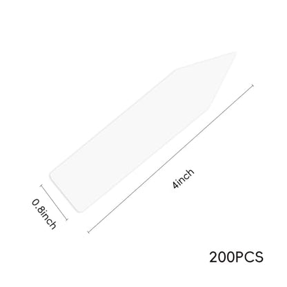 One Line Label, Succulent Plant, Plastic Waterproof Horticultural, T-Shaped Flower Label, 3.9 * 0.78inch, 200 Pcs