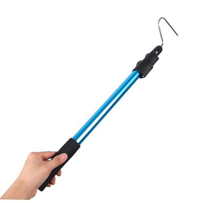PRETYZOOM Telescopic Snake Hook Tool 19.7-45.7in Adjustable Length Aluminium Alloy Reptile Grabber for Catching Snakes and Rattlesnakes Outdoors with Simple to Use Unique Design