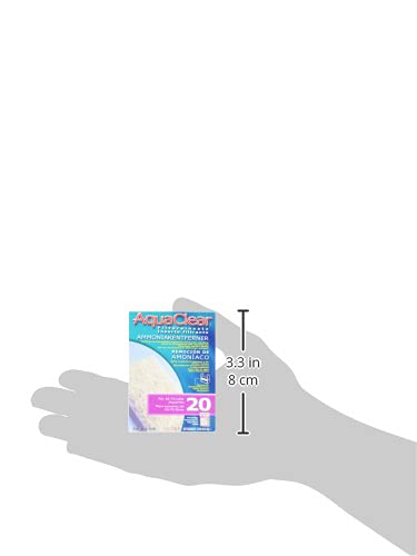 AquaClear 20 Ammonia Remover Inserts | Aquarium Filter Replacement Media, A596 - size: AC20 (Old) 1-Pack