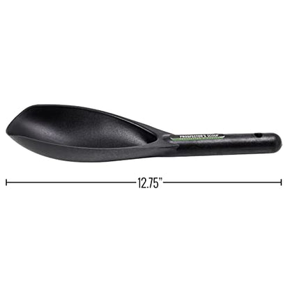 ASR Outdoor 12.5 Inch Prospecting Large Sand Scoop Plastic Trowel for Metal Detector Gold Panning, Black - color: Black
