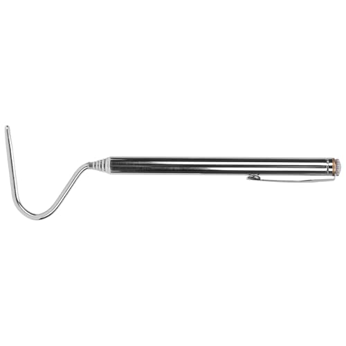 Stainless Steel Snake Hook | Extendable to 27in for Safe Reptile Handling | Duckbill Head Guards Snake Skin | Portable Hook for Field Use/Pet Snakes/Enclosures