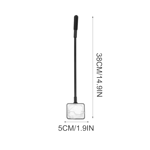 FOMIYES Fish Tank Cleaning Brush Set Aquarium Cleaning Tools with Long Handle Sponge Scrubber Gravel Rake Net and Plant Fork for Aquarium Maintenance