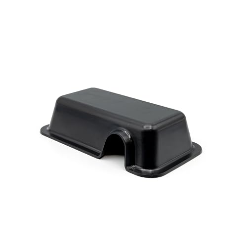 Pangea Reptile Hide Box, A - Mini 5.5"x3"x1.5" | Fits Most Standard Rack Units, Usable as Snake Tank Accessories, Good for Ball Python, Boas, Leopard Geckos, Kingsnake - size: A- Mini