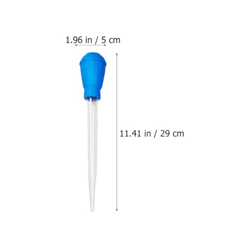 Toddmomy 3pcs Aquarium Cleaning Siphon with Scale Practical Fish Tank Cleaner Made of Plastic Long Enough and Convenient to Use for Cleaning Fish Tanks