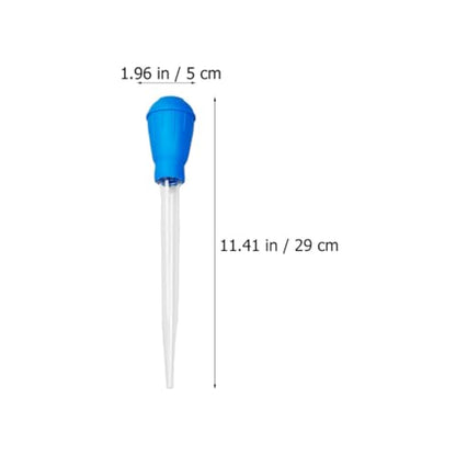 Toddmomy 3pcs Aquarium Cleaning Siphon with Scale Practical Fish Tank Cleaner Made of Plastic Long Enough and Convenient to Use for Cleaning Fish Tanks