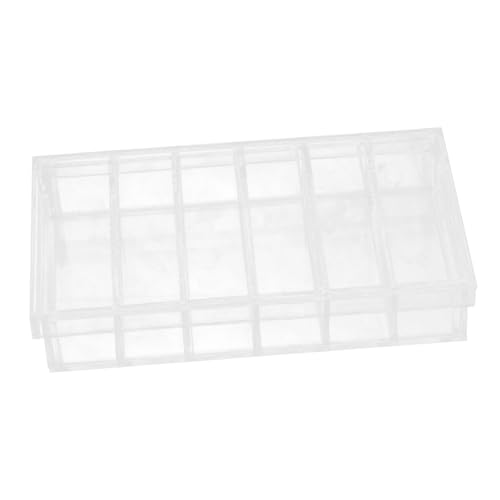 Acrylic Incubation Tray with Lid 6-Compartment 6.6x3.8 Fish Breeding Box for Laboratory Research and Aquarium Fish Egg Hatching