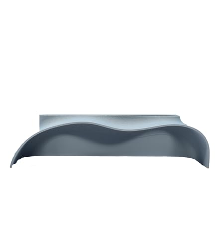 Chatelet REEFSHAPE - Abstract Aquarium Viewing Tunnel | Wavy Design Fish and Shrimp Hideout | Under-Substrate Tunnel | Made in USA (Gray) - color: Gray