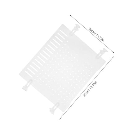 VICASKY Fish Tank Partition Acrylic Aquarium Divider Suction Cups Reptile Divide Board Fish Tank Separator Box