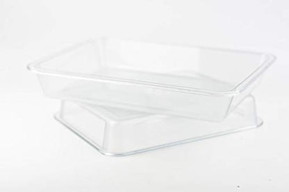 OMEM Reptile Drinking Tray - Large Water Dish Plastics Plate for Turtles, Small Reptiles, Ball Pythons, Lizards, and Snake Cages Bowl (L=32x25x5.5cm, White) - color: White, size: L=32*25*5.5