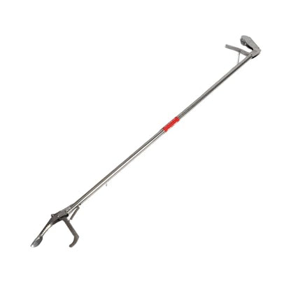 Snake Tong Foldable Stainless Steel Reptile Grabber Catcher Portable Snake Handling Tool with Extended Self Locking Design for Farmers Reptile Handling