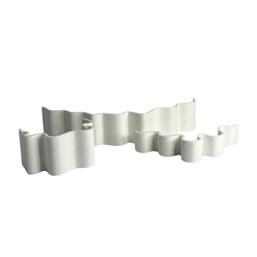 REEFSHAPE Aquarium or Terrarium Substrate Cliffs Combo Pack | Separate Substrate Layers in Aquariums or Terrariums to Create Cliffs & Depth | Made in USA (Cliff Combo, White) - color: Cliff Combo, White