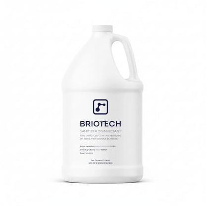 BRIOTECH Sanitizer Disinfectant Hypochlorous, Nursery, 1 Gallon Refill | Kill 99.99% of viruses, bacteria, control mold, eliminate odor, gentle for nursery, play rooms, food contact surfaces - size: 128 Fl Oz (Pack of 1)