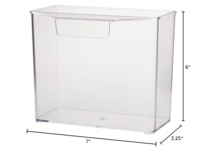 Lee's Convalescent Home/Specimen Container - Large,White , 7 x 3 x 6"