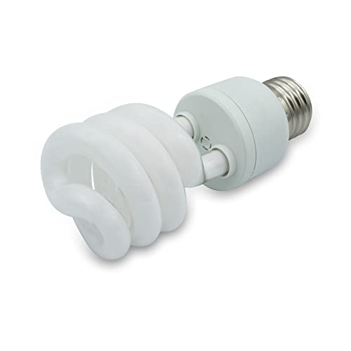 15 Watt UVB Reptile Light 5.0 15W Spiral Reptile Heat - 2 Pack | Terrarium Light Bulbs Turtles · Gecko · Tortoise · Snake · Lizard · Chameleons · Insects 120V - color: Uvb 5.0, size: 2 Count (Pack of 1)