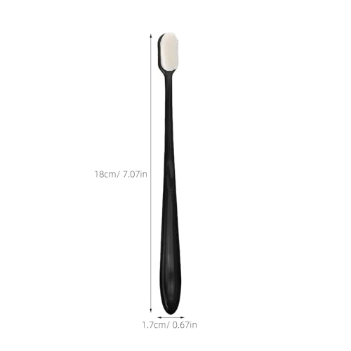 10pcs Turtle Shell Cleaning Brushes Flat Head Black for Pet Turtle Tank Maintenance Aquarium Scrubbing Tool for Reptile Health Care