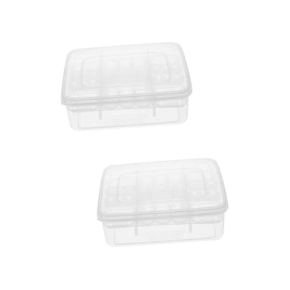 FRCOLOR 2pcs Reptile Egg Incubator Box Breeding Box for Ball Snake Incubation Tray