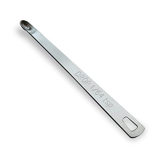 1PCS 1/64tsp(0.08ml) Mini Measuring Spoon, Small Teaspoon for Tiny Amounts | High Precision, Food-Grade, ‌Rust-Free, Dishwasher-Safe, Easy-Read Markings, Multi-Purpose, Sturdy & Durable - size: 1/64tsp|0.08ml|0.08cc