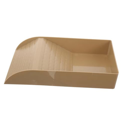 Turtle Basking Platform and Feeding Dish for Reptiles Multi-Functional Water Bowl for Turtles Tortoises Frogs and Lizards Plastic Grain Design