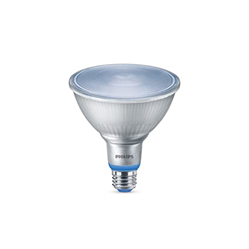 PHILIPS LED 120W PAR38 4-Pack Basic Daylight (5000K) 1325 Lumen (15.5W = 120W) Frosted Light Bulbs - size: 4 Pack