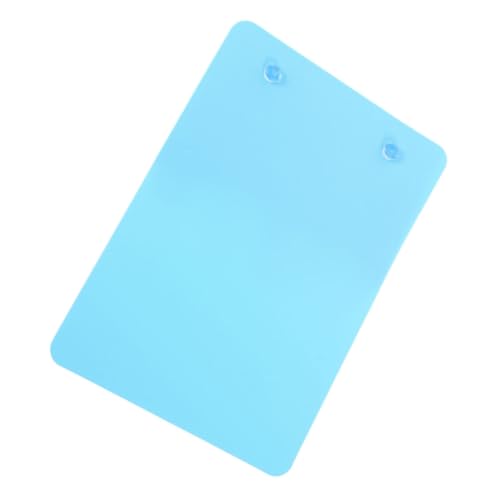 Blue Fish Breeding Plate Suction Cup Aquarium Spawning and Isolation Divider for Fish Tanks Sturdy Reptile Platform for Hatching and Transport
