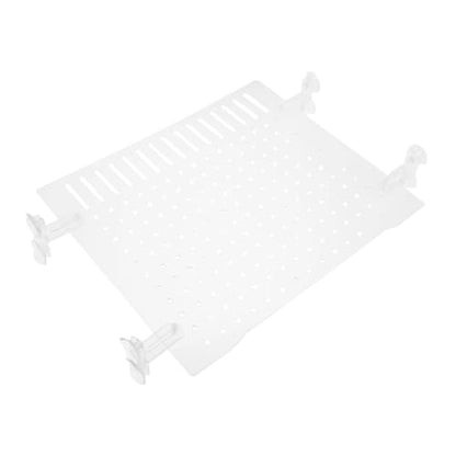 BESPORTBLE 1 Set Fish Tank Divider - Transparent Acrylic Aquarium Isolation Net Adjustable Fish Separator Dividing Net Plate for Shrimp Reptiles