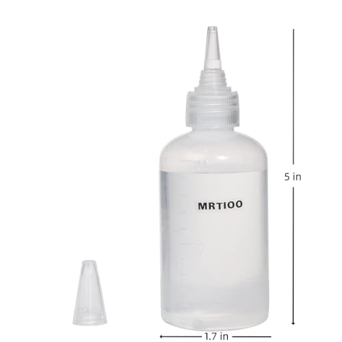 Lizard Gecko Food Water Feeding Bottle,2 pcs,3.4 Oz | Crested Gecko Food and Water Feeding Bottle 3.4 Oz, Reptile Feeder, Lizard and Other Small Pet Accessories Supplies