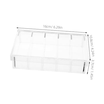 Transparent Acrylic Hatching Box with Lid Laboratory Specimen Container for Breeding and Observation for Reptiles and Scientific Use