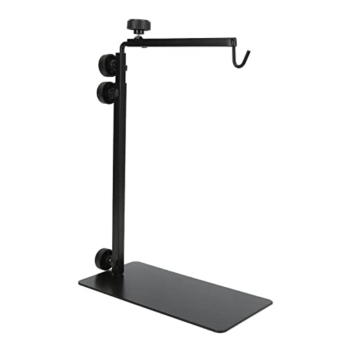 Reptile Heat Lamp Holder Adjustable Heavy Duty Terrarium Light Stand for Lizards Turtles Snakes Iron 9.1x16.1in to 15.7x37.4in Floor over Crawlers