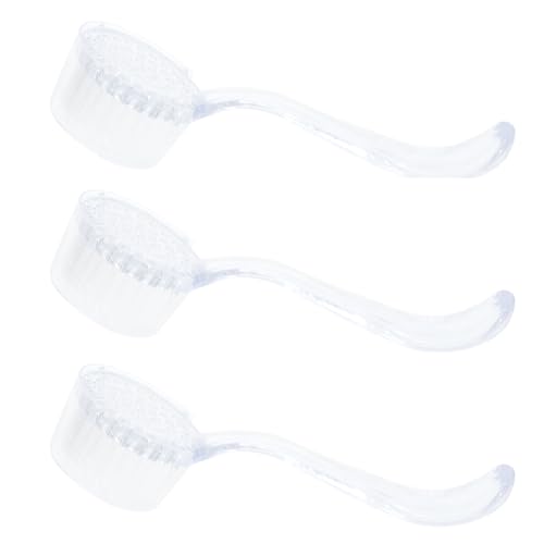 3 Pck Hamster Bath Brush Massage Combs, Reptile Cleaning Supplie for Hedgehog Turtle