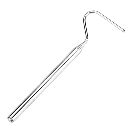 Stainless Steel Snake Shaped Hook, A Retractable and Extendable Reptile Grabber with A Non Slip Handle, Durable and Portable, is A Tool for Safely Capturing and Transferri