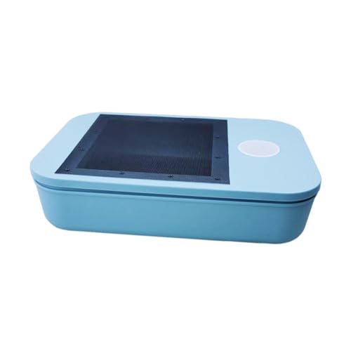 Reptile Breeding Box Clear Terrarium House Feeding Storage Live Food Breeding Box Efficient pp Material Suitable for pet Care Educational Display, with Hole - color: with hole