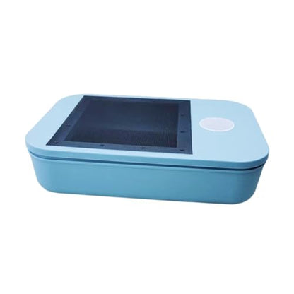 Reptile Breeding Box Clear Terrarium House Feeding Storage Live Food Breeding Box Efficient pp Material Suitable for pet Care Educational Display, with Hole - color: with hole