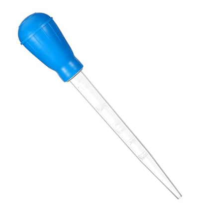 Aquarium Cleaning Dropper, 30ml Aquarium Clean Pipette Dropper, Manual Fish Tank Water Changer, Gravel Cleaning Straw, Fish Tank Cleaning-Tool, Feeder Pipette (Blue)