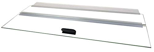 H2Pro 24" Glass Canopy for 15/20/ 55-Gallon Aquarium Fish Tank (23.07 x 11.69 x 0.16in)