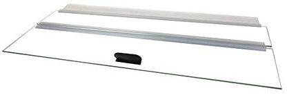 H2Pro 24" Glass Canopy for 15/20/ 55-Gallon Aquarium Fish Tank (23.07 x 11.69 x 0.16in)