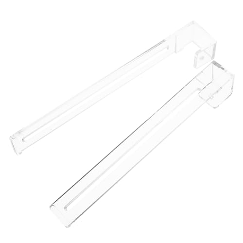 MERRYHAPY 2pcs Adjustable Aquarium Hooks Fish Tank Plant Holders Plant Hanger for Aquarium Accessory for Fish Tank Reptile Basking Area