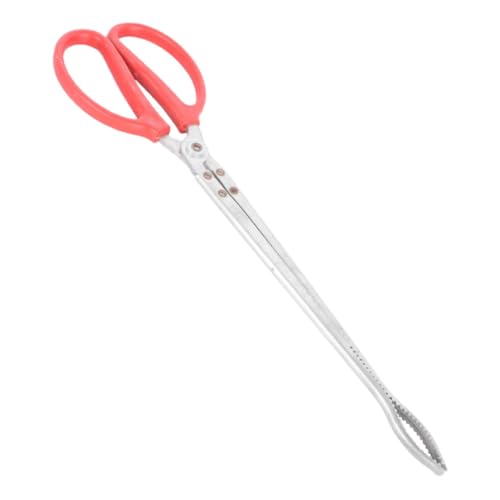 BESTonZON Snake Catching Tool Snake Tong Feeder Reptile Feeding Tongs Reptile Supply Clip for Lizards