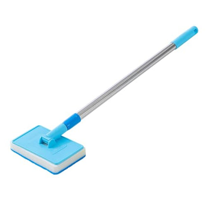 Fish Tank Cleaning Tools Rustproof Foldable Sponge Algae Scraper | Tank Cleaning Scrubber Brush for Aquarium Turtle Reptile Terrarium Home Kitchen Water Wall Betta