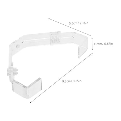 INOOMP Aquarium Light Mounting Bracket 2 Pack Adjustable Lamp Fixing Clip for Reptile Tanks and Terrariums Glass Tank Light Hanger with Secure Grip Precise Angle Adjustment Easy Install