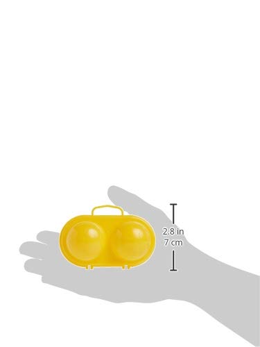 Coghlan's 2-Count Camping Egg Holder – Durable, Compact, Lightweight Storage Container for Outdoor Cooking, Travel, and Camping Adventures - style: 2 Eggs